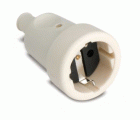 BASE AEREA GOMA MARFIL 2P+TTL 16A 250V FAMATEL