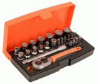 JGO VASOS 1/4" 4-13mm+PUNTAS+ ACCES BAHCO