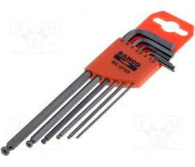 JGO 6 LLAVES ALLEN P/BOLA 1,5-5mm BAHCO