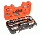 JGO VASOS 34P 1/4"-3/8"+PUNTAS S330 BAHCO