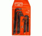 JGO 7 LLAVES TORX ACODADO T10-T40 BAHCO