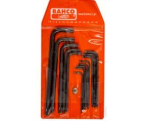 JGO 7 LLAVES TORX ACODADO T10-T40 BAHCO