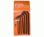 JGO 7 LLAVES ACODADA TORX T10-T40 INVIOLABLE BAHCO