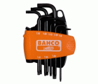 JGO 8 LLAVES TORX INVIOLABLE T9-T40 BAHCO