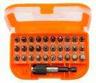 JGO PUNTAS 1/4"+PORTA PUNTAS 31pcs BAHCO