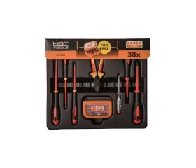 JGO DESTORN+ALIC/CORTE VDE+PUNTAS 38PC BAHCO 