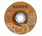 DISCO REPASAR METAL/INOX 125X6,4X22 A24P BAHCO