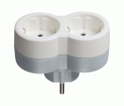 LADRON 2 SALIDAS FRONTAL TT 16A 3680W BL/GR LEGRAN