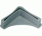 PIE PLASTICO SENCILLO 35mm GRIS