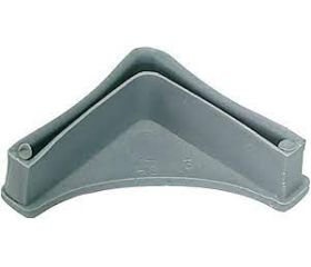 PIE PLASTICO SENCILLO 35mm GRIS