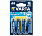 PAQ 4U PILA ALCALINA LR-06 AA VARTA