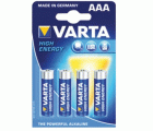 PAQ 4U PILA ALCALINA LR-03 AAA VARTA