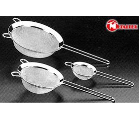 COLADOR 1/2 BOLA INOX DE 10CM