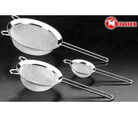 COLADOR 1/2 BOLA INOX DE 14CM