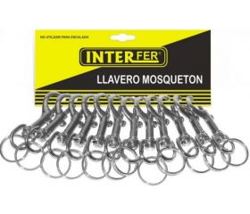MOSQUETON LLAVERO 75 CROMADO