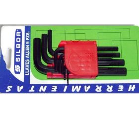 JGO LLAVE ALLEN 9PZAS PAVONADA