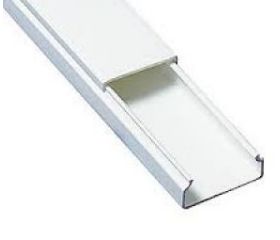 CANALETA 2M C/TAPA S/TABIQUE 20X30 BLANCO PVC