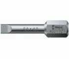 PUNTA PLANA 1/4" 800/1 TZ 0,5X4X25 WERA