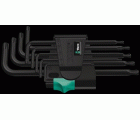 JGO 9 LLAVES TORX BOLA 967 BLACKLASER TX1 WERA
