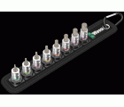 JGO 8 VASOS V/ALLEN 1/4" S/SOPORTE ZYKLOP A2 WERA