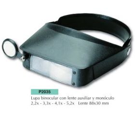 LUPA BINOCULAR CABEZA 2,2X3,3X4,1X5,2 P2035