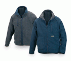 FORRO POLAR REVERSIBLE T-M GRIS/AZUL