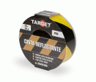 ROLLO CINTA REFLECTANTE AMARILLA/NEGRA 33MX50M