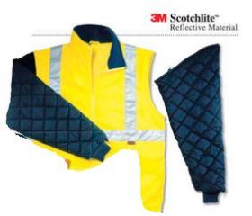 CHALECO AMARILLO AV ACOLCHADO M/DESMON FREEWAY L