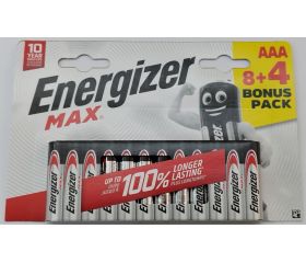 PAQ 8+4 PILAS AAA LR03 ALKALINA ENERGIZER