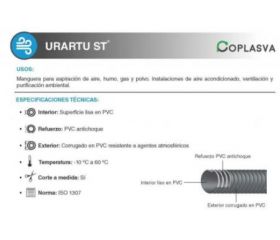 MT MANGUERA URARTU ST GRIS 30X35mm (HELICOI PVC)