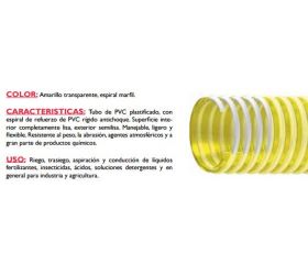 MT MANGUERA TROY LD 20X25mm (AMARILLA ESPIRAL NYLO