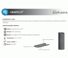 MT MANGUERA URARTU ST GRIS 20X25mm (HELICOI PVC)