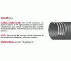 MT MANGUERA URARTU ST GRIS 110X120mm (HELICOI PVC)