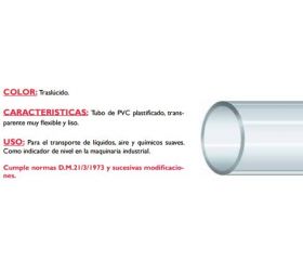 MT MANGUERA TEKNO CRISTAL 4X7mm (TRANSPARENTE)