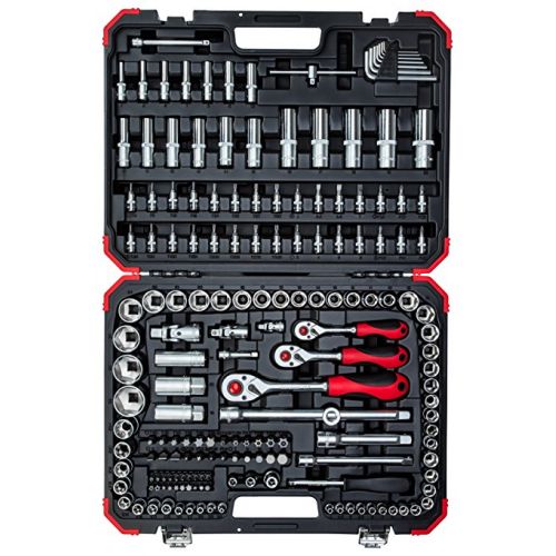 JGO LLAVES VASO 172 PCS 1/4"-3/8"-1/2" GEDORE