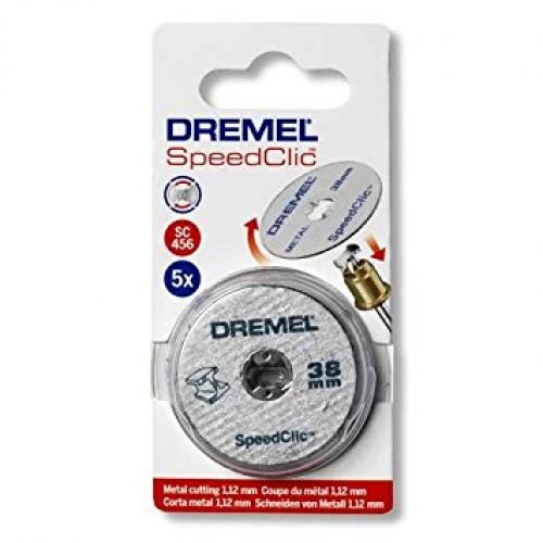 PAQ 5U DISCO CORTE 38mm SC456 DREMEL