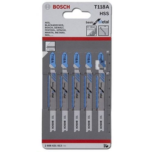 PAQ 5 SIERRA CALAR T118A BOSCH METAL