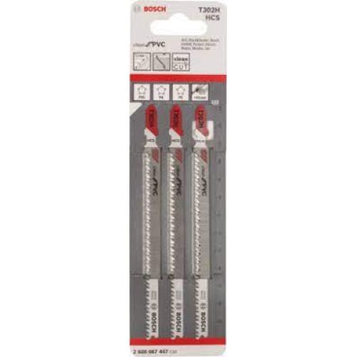 PAQ 3 HOJA SIERRA CALAR T302H (PVC) BOSCH