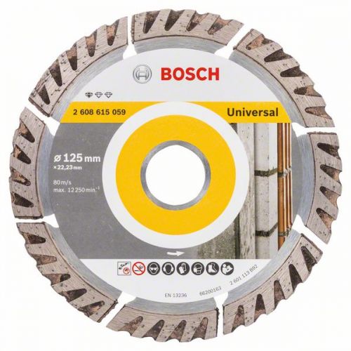 DISCO DIAMANTE UNIVERSAL 125X22mm BOSCH