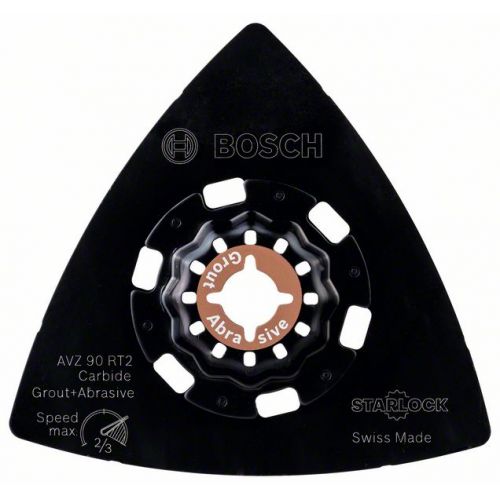 BASE TRIANGULAR AVZ 90 RT2 90mm CARBIDE BOSCH