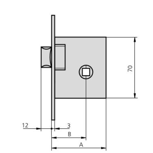 PICAPORTE 249R60/2 CVL