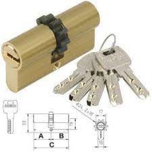 CILINDRO SEGUR BPSI 33+38 LATON 13 PIÑON MCM