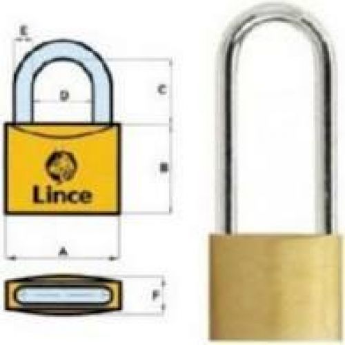 CANDADO LATON A/EXTRA LARGO 302 30mm LINCE