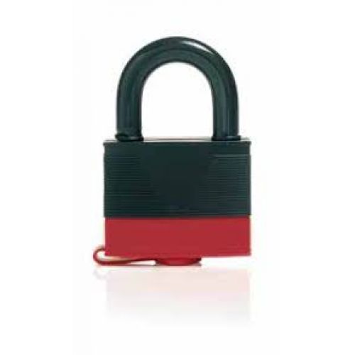 CANDADO INTEMPERIE 50mm REC ABS VERDE TESA