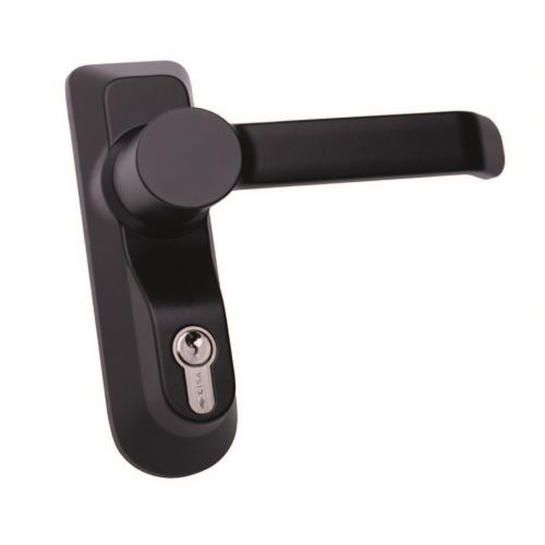 MANIVELA Y LLAVE  PUERTA NEGRO ANTIPANICO CISA
