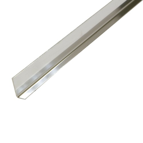 ANGULO 20X10X1000 ALUMINIO PLATA