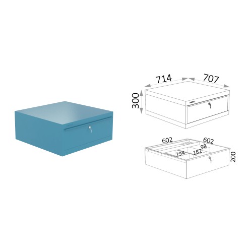 CAJON P/BANCO 129 HECO