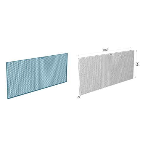 PANEL PERFORADO 145.20 S/SOPORTES HECO