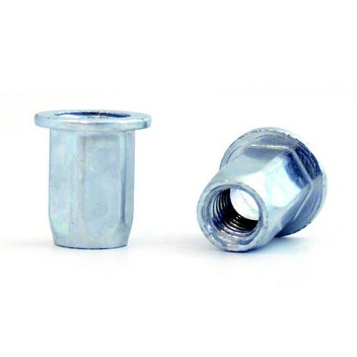 TUERCA REMACHABLE C/ANCHA ACERO M8 EXAGONAL