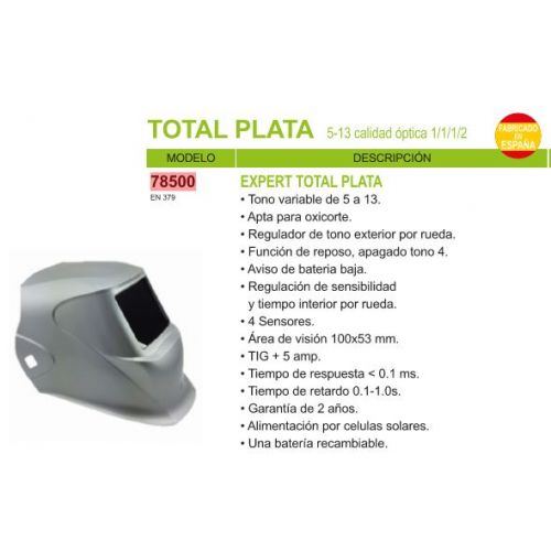 PANTALLA SOLDAR ELECTRONICA 5/13 100X53 TOTAL PLATA
